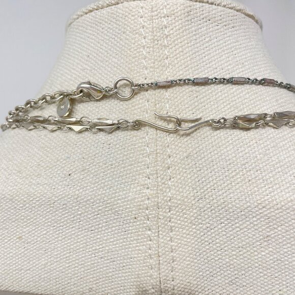 Stella & Dot Aurelia Mother Of‎ Pearl Necklace Set Convertible Reversible - Picture 5 of 11